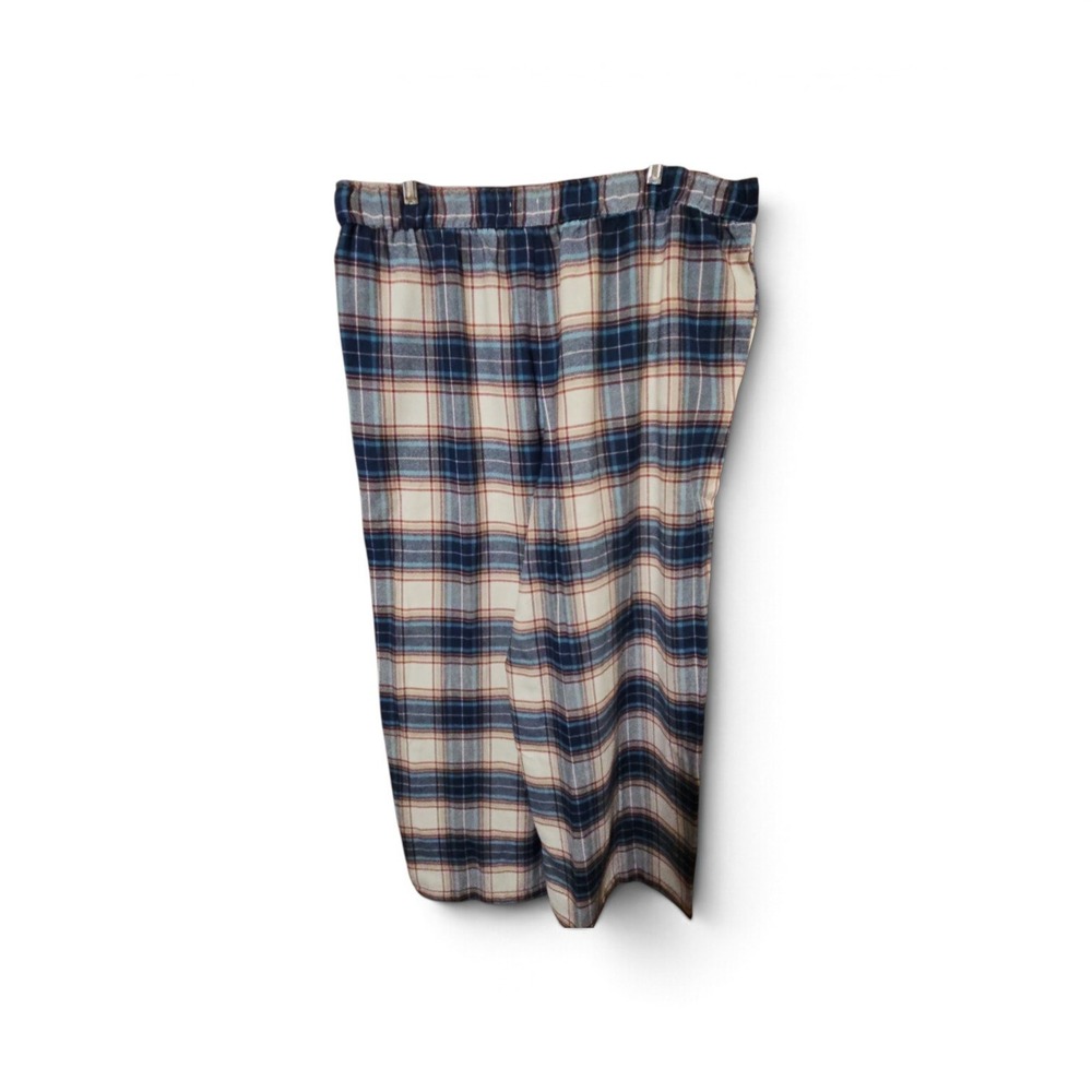 DIP Mens XXL Blue Red Plaid Flannel Pajama Pants New 0611